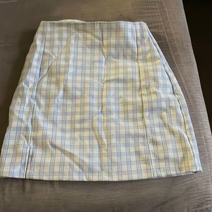 Blue and White Skirt